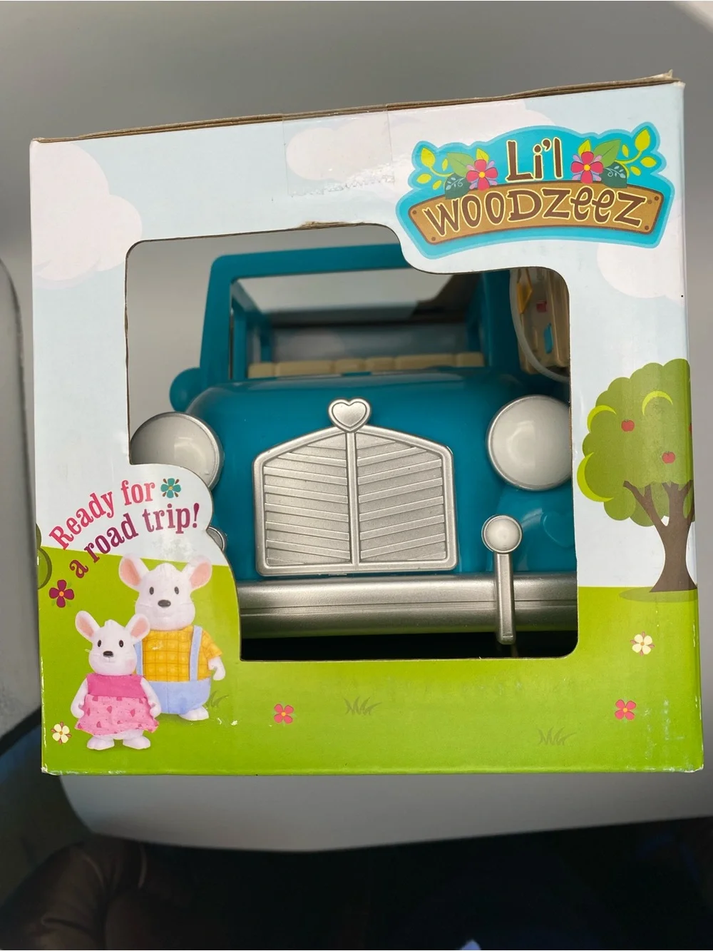 Lil' Woodzeez Turquoise Breezy Buggy Play Car with Detachable Suitcase